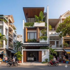 Thiết kế kiến trúc và thi công nội thất nhà phố biệt thự cao cấp - Đông Hoà Design