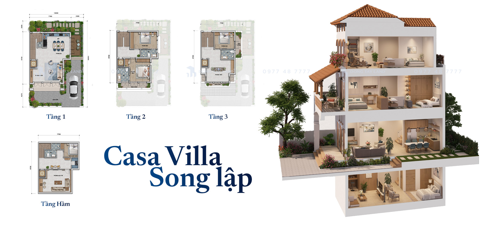 Biệt thự đơn lập Casa Villa dự án Blanca City Sun Group Vũng Tàu