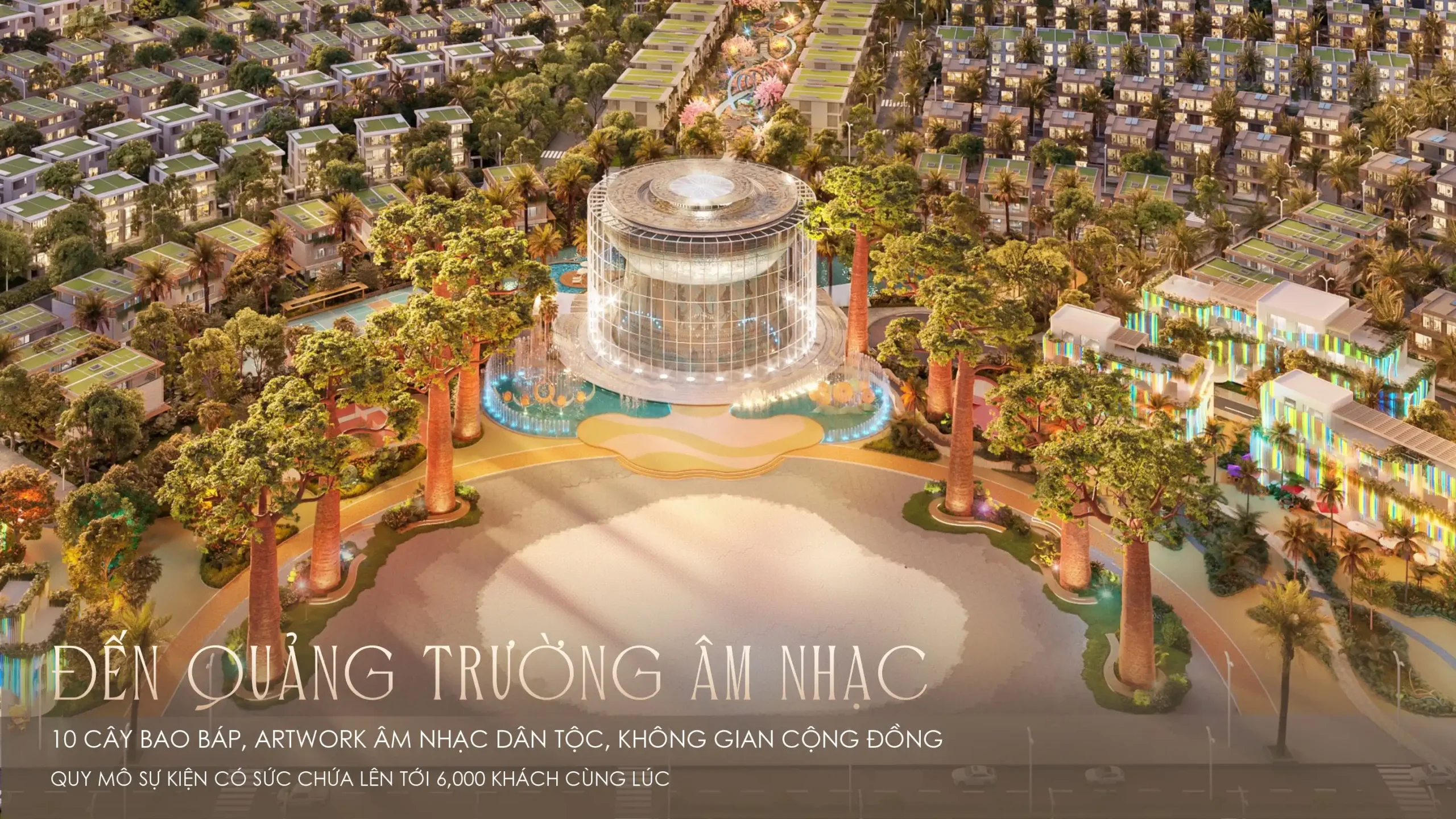 Phối cảnh khu biệt thự nghỉ dưỡng cao cấp La Tiên Villa Nha Trang - Đông Hoà Group