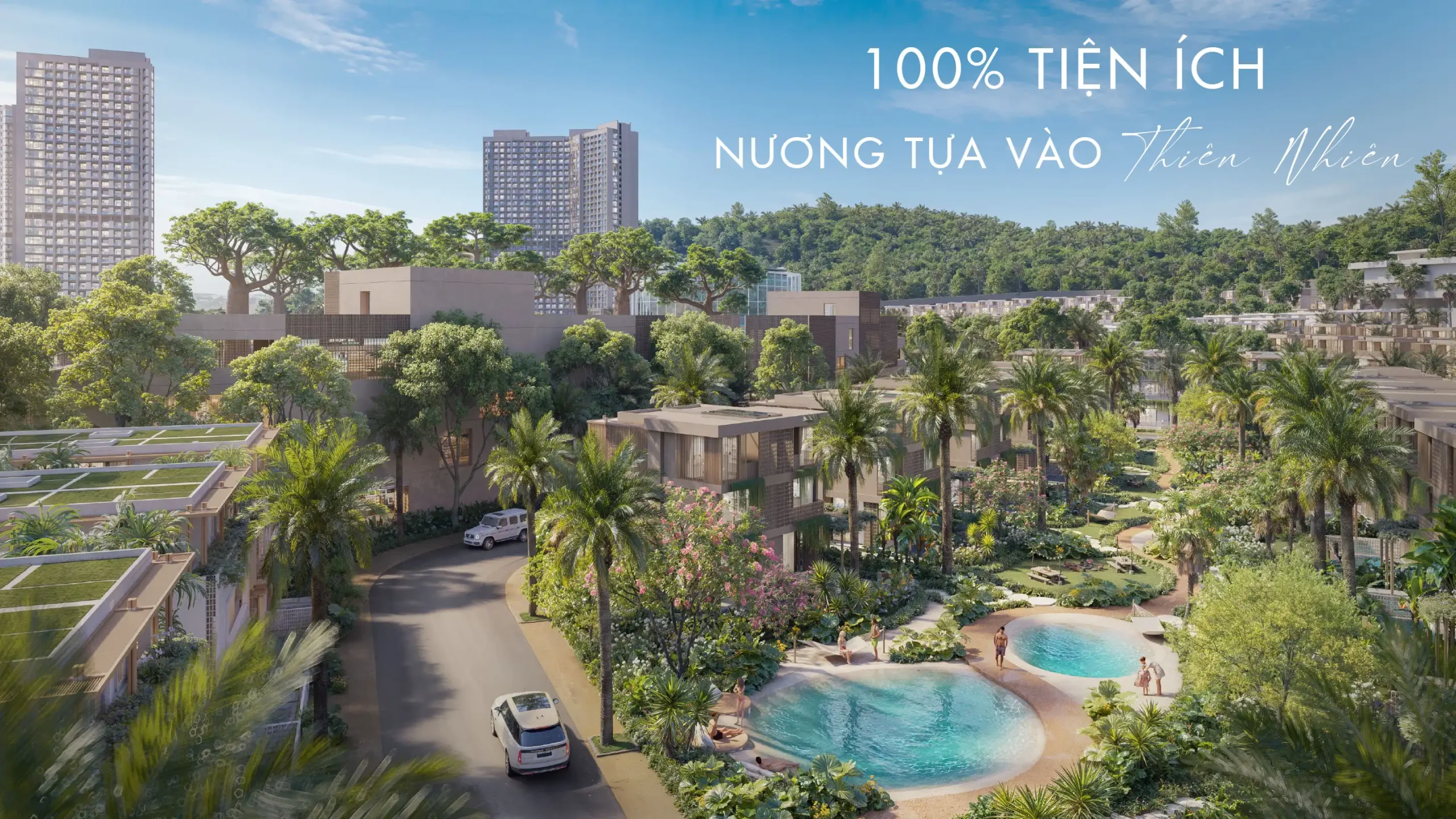 Phối cảnh khu biệt thự nghỉ dưỡng cao cấp La Tiên Villa Nha Trang - Đông Hoà Group