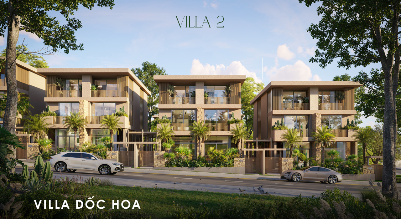 Phối cảnh khu biệt thự nghỉ dưỡng cao cấp La Tiên Villa Nha Trang - Đông Hoà Group