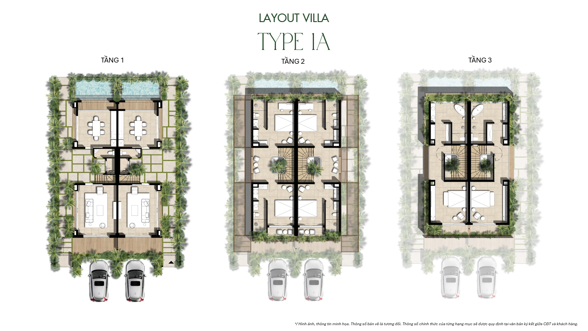 Phối cảnh khu biệt thự nghỉ dưỡng cao cấp La Tiên Villa Nha Trang - Đông Hoà Group