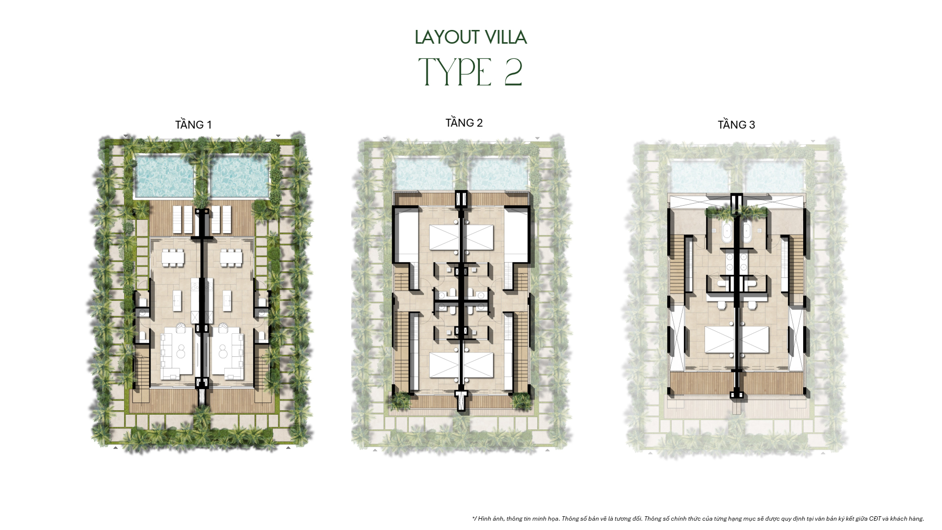 Phối cảnh khu biệt thự nghỉ dưỡng cao cấp La Tiên Villa Nha Trang - Đông Hoà Group